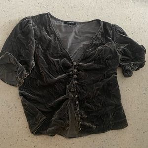 Velvet madewell top